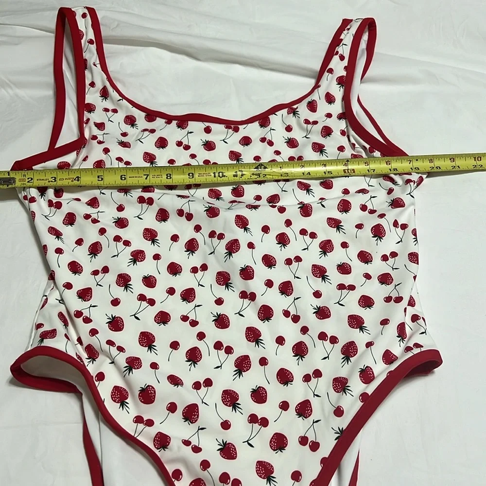 NEW VS pink X frankie’s Bikinis swim one piece Summer berries size XXL